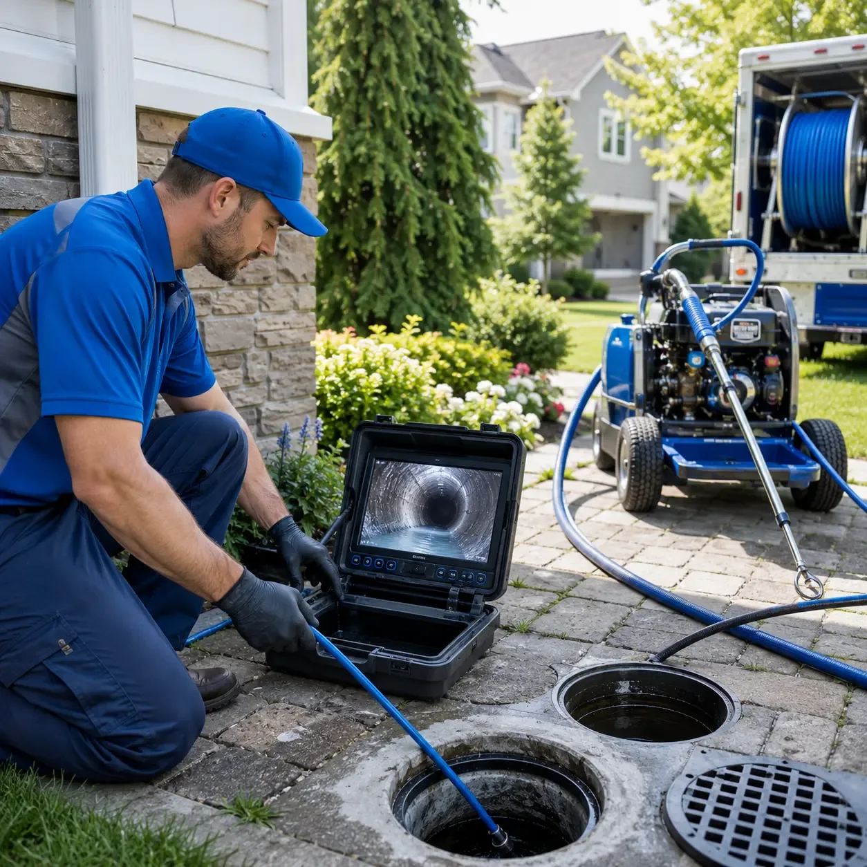 Outdoor drain cleaning professionals serving Hamlet, IN