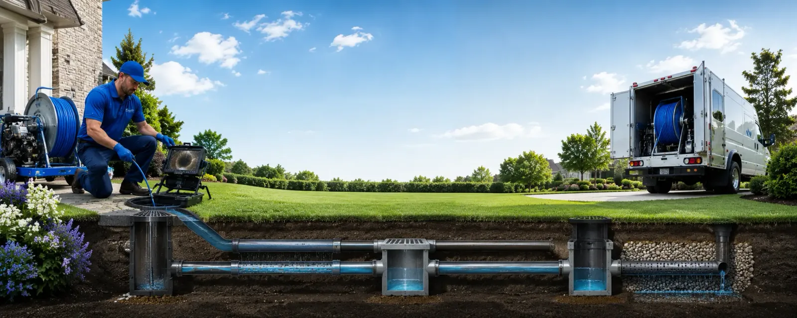Outdoor drain cleaning information for Hamlet, IN