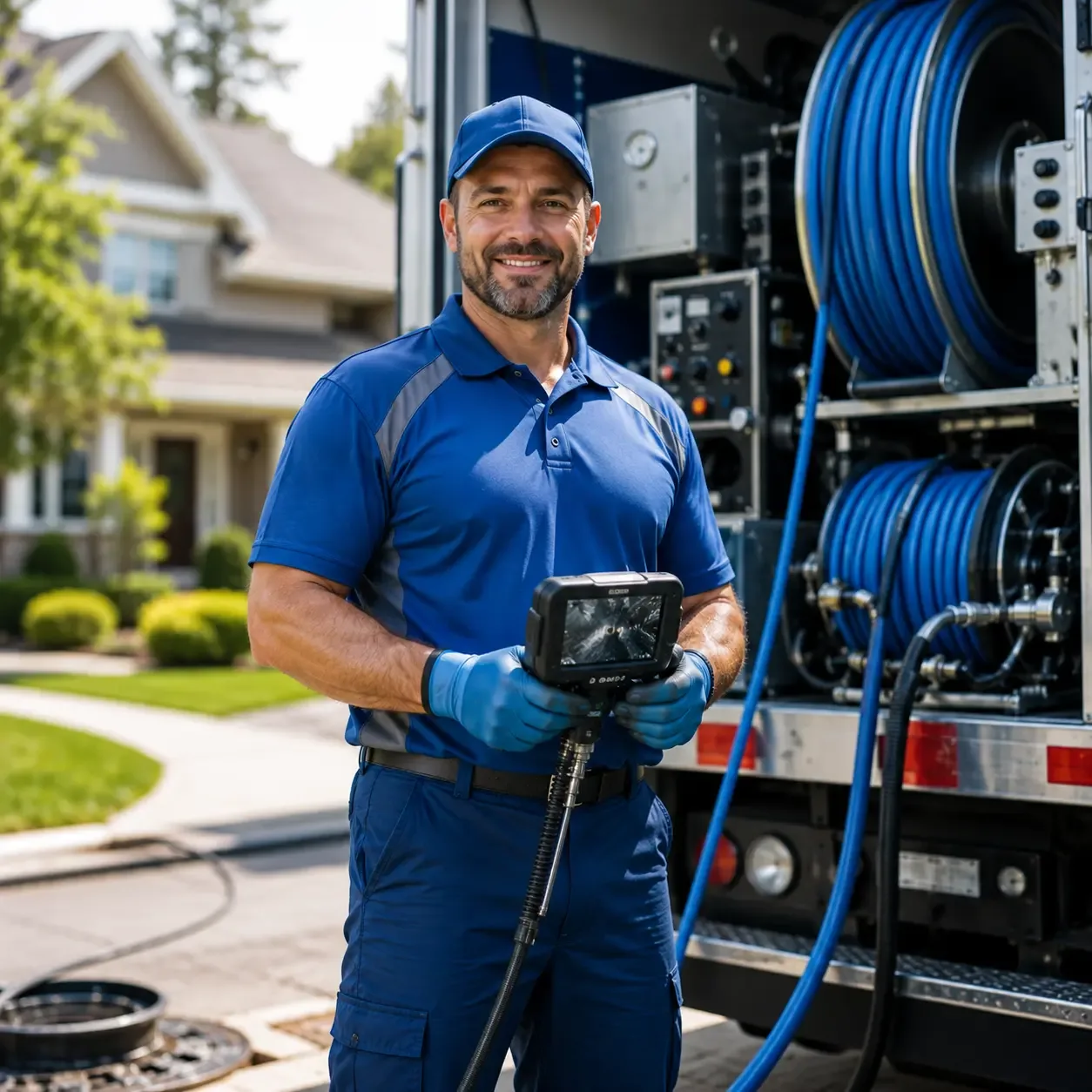 Local outdoor drain cleaning specialists in Hamlet, IN